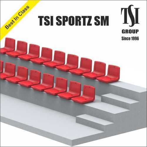 Sports Stadium Seating - Color: Red