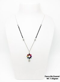925 Silver Fancy Enamel Mangalsutra