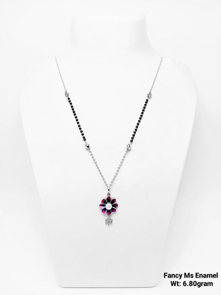 925 Silver Fancy Enamel Mangalsutra