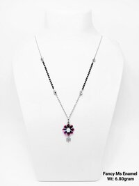 925 Silver Fancy Enamel Mangalsutra