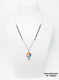 925 Silver Fancy Enamel Mangalsutra