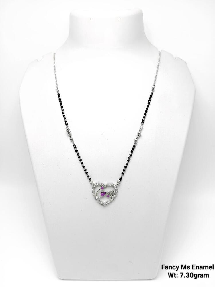 925 Silver Fancy Enamel Mangalsutra