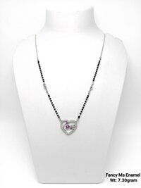 925 Silver Fancy Enamel Mangalsutra