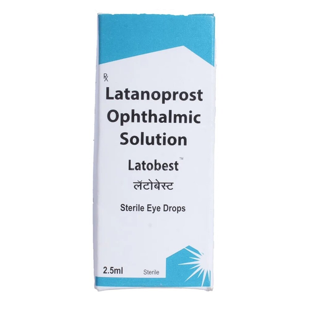 Latobest Drops - 2.5 Ml Liquid | Easy Application, Effective Treatment For Ocular Hypertension And Glaucoma, Trusted Quality Control