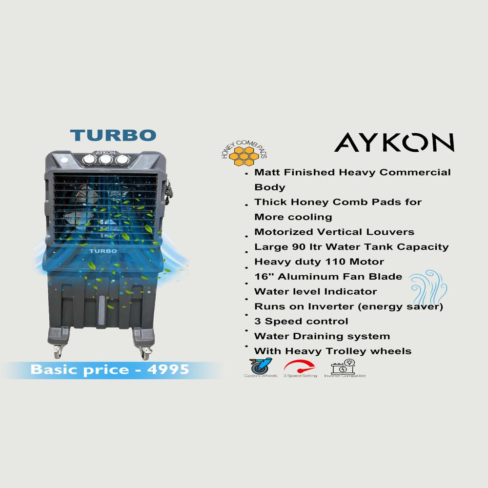 Turbo Air Cooler - Color: Grey