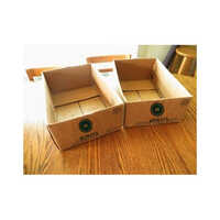 Fabric Corrugated Boxes - Color: Brown