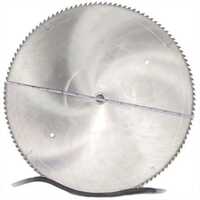 Circular Saw Blades - Tungsten Carbide, 250 Mm (14 Inch), Silver Color | 100% Cutting Accuracy, Rigid Hardness For Aluminum, Copper & Brass
