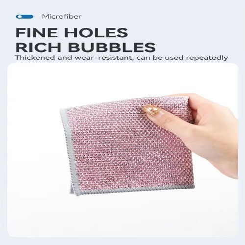 Micro+PE Dish  Washing Cloth