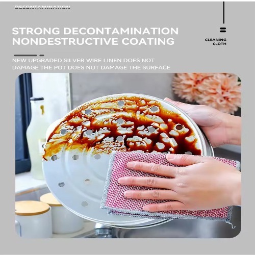 Micro+PE Dish  Washing Cloth