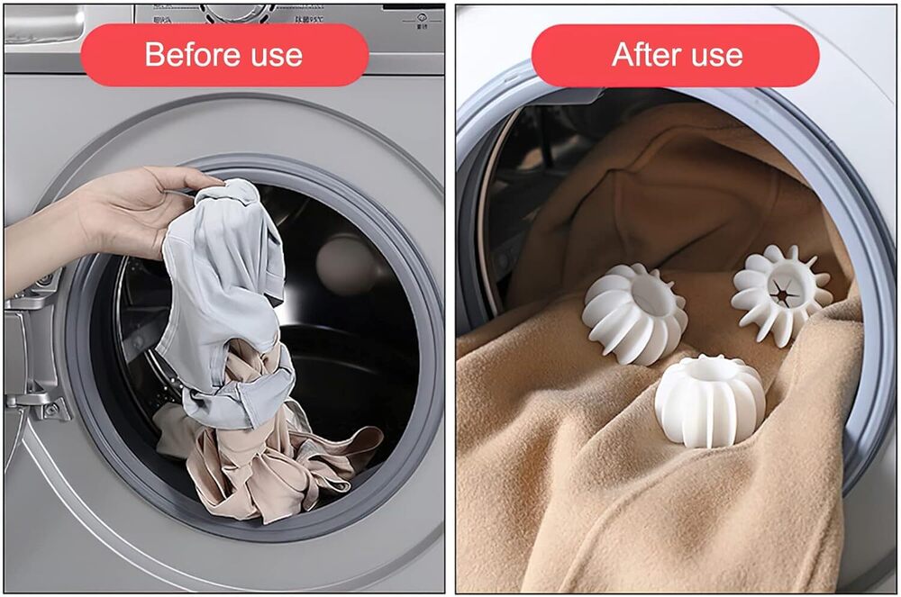 Silicone Stain Remover Laundry Balls - Features: Good Quality