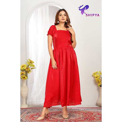 Red Cotton Blend Jimmy Choo Gown - Color: Different Available