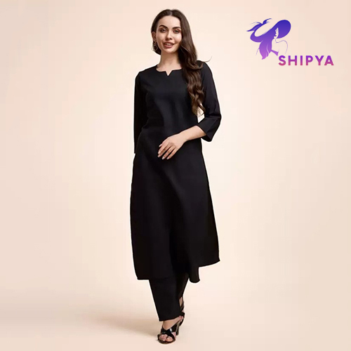 जूट मिश्रित आकस्मिक पहनने के लिए कुर्ती