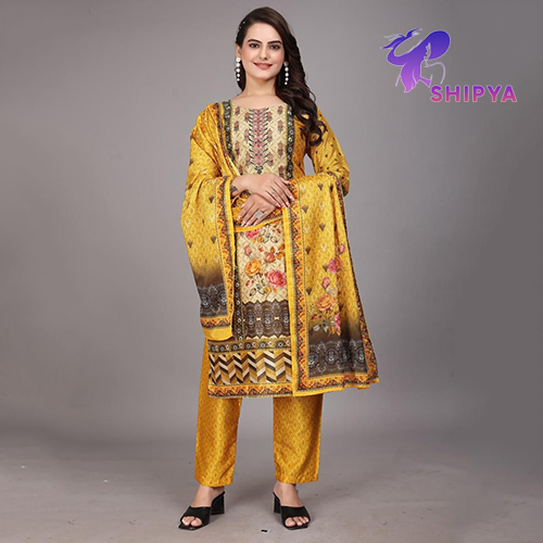 Heavy Georgette With Full Inner Kurti - Color: Different Available