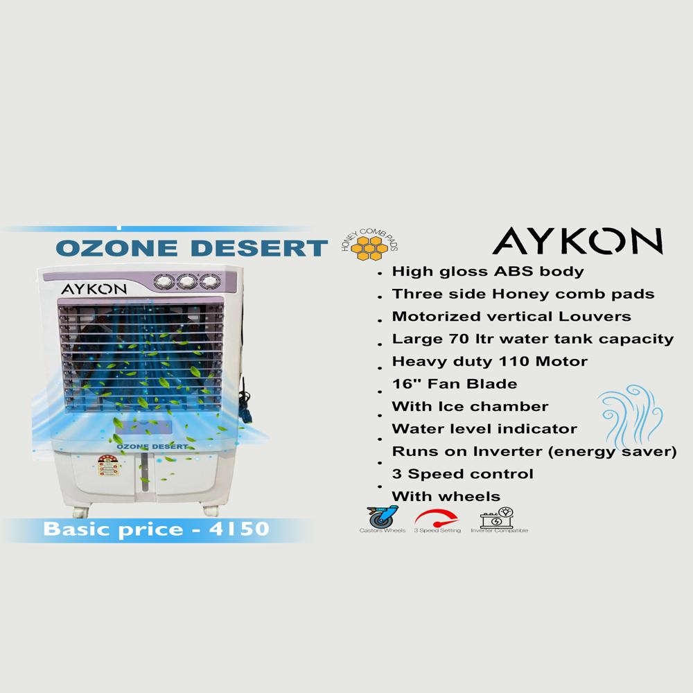 Ozone Desert Air Cooler - Color: White