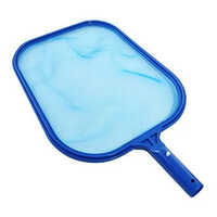 Swimming Pool Leaf Net - Plastic, 300 Gm, Blue, Square | Ideal For Efficient Pool Cleaning And Leaf Collection