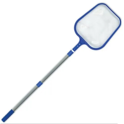 Swimming Pool Telescopic Handle With Net - Color: Blue