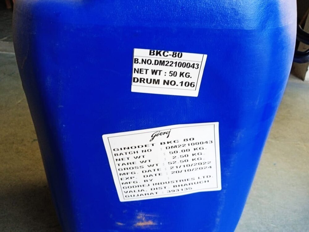 Bkc 80 ( Benzalkonium Chloride Chemical) - Application: Industrial