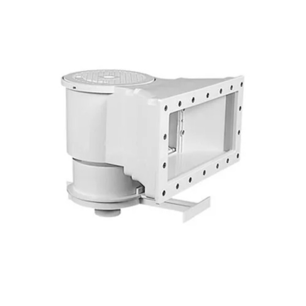 Swimming Pool Skimmer - Plastic | White, No Power Supply, 1 Year Warranty, Ideal for Optimal Pool Maintenance