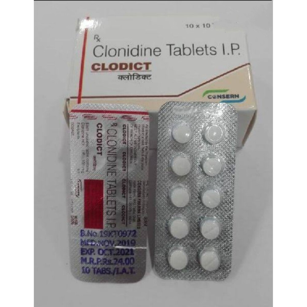 Clodict Tablets Cranialz Ingredients: Clonidine Ip