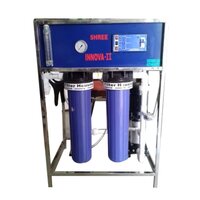 100 Lph Ro Plant - Metal & Frp, 100 Liters Per Hour, 90%-95% Purity Level, Semi-automatic, Electric Drive For Efficient Water Purification
