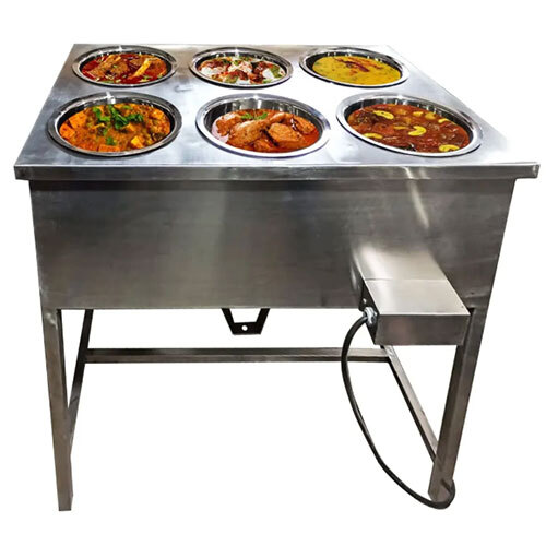 S.S ELECTRIC BAIN MARIE TABLE TOP