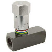 Inline Flow Control Valve - Material: Stainless Steel