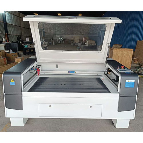 Co2 Laser Cutting Machine - Air Cooling, White CNC Design | Eco-Friendly, High Efficiency, Low Noise, High Performance, PLC Control