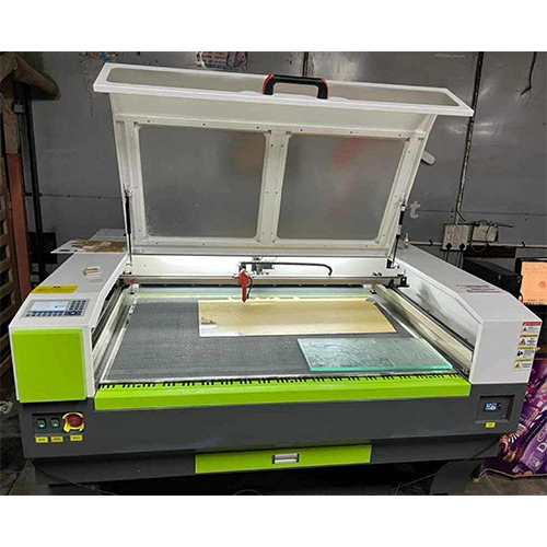Co2 Laser Cutting Machine - Air Cooling, White Cnc Design | Eco-friendly, High Efficiency, Low Noise, High Performance, Plc Control