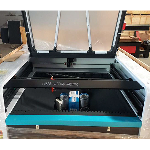 Co2 Laser Cutting Machine - Air Cooling, White Cnc Design | Eco-friendly, High Efficiency, Low Noise, High Performance, Plc Control