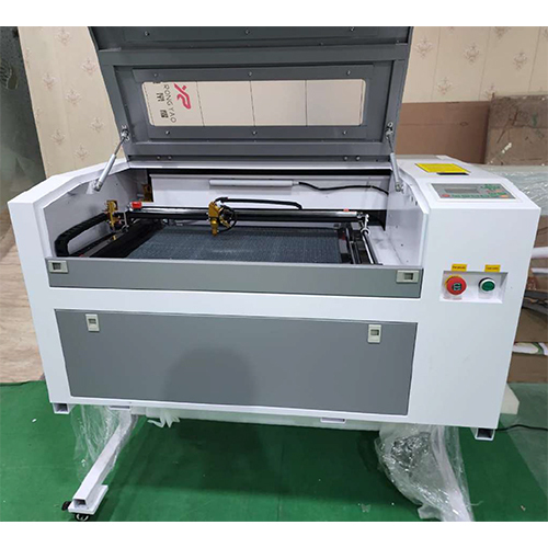 Co2 Laser Cutting Machine - Air Cooling, White Cnc Design | Eco-friendly, High Efficiency, Low Noise, High Performance, Plc Control