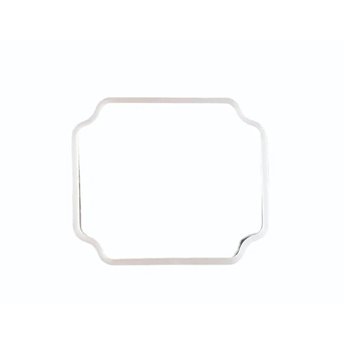 White Silicone Rubber Gasket - Hardness: Yes