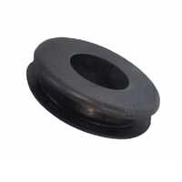 Silicone Rubber Grommet - Nitrile Rubber, 20mm Diameter, 5mm Thickness, Black Color, Hardness 60, Lightweight 2g | Ideal For Automobile Applications