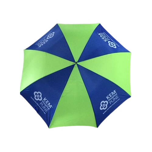 Folding Umbrella - Color: Green And Blue