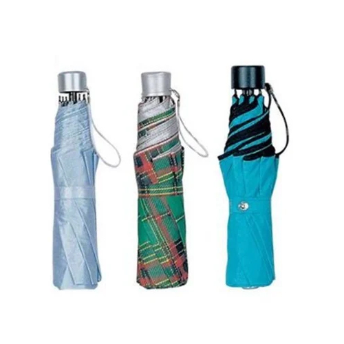 Printed Promotional Umbrella - Polyester Material, 8 Feet Diameter, Mild Steel Pole, Multi-Color Design | Foldable, Sturdy Metal Handle, Digital Printing