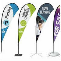 Promotional Feather Flags - Size: 2 X 6