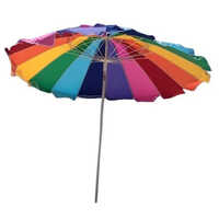 Color Beach Umbrellas - Color: Multicolor