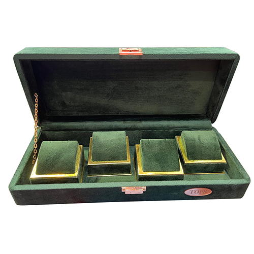 Luxery Ring Stock Box - Color: Green
