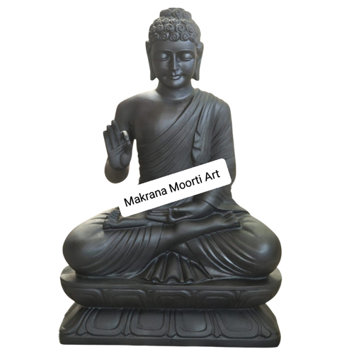 Black Marble Budha Moorti