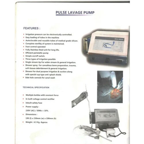 Pulse Lavage Pump