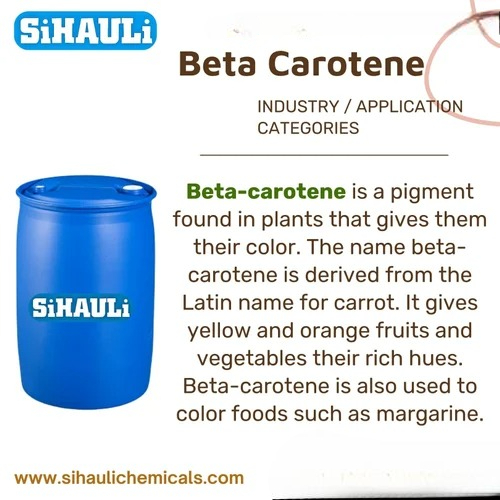Beta Carotene Chemical Manufacturers, Suppliers, Exporters From Vasai
