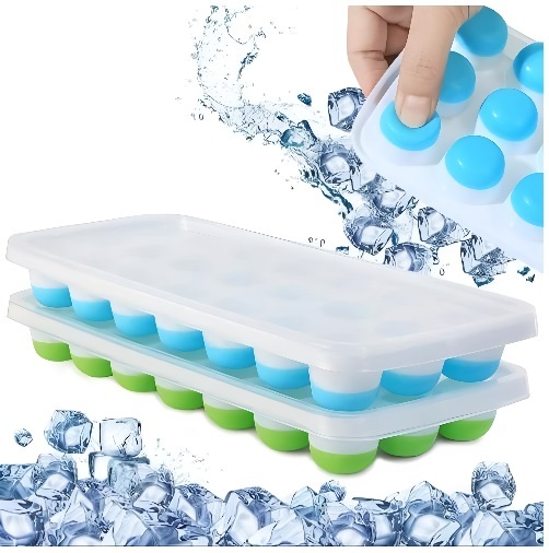 21 Cavity Pop IT Ice Tray Round Ice Cube Tray