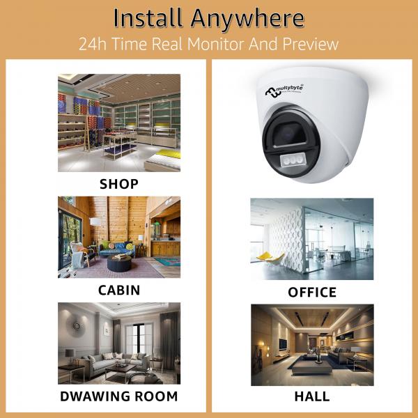 Multybyte Dome Camera 3MP IP Camera (Indoor)