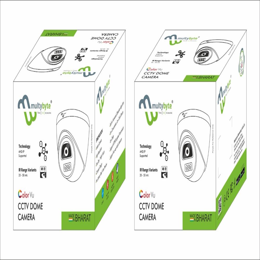 Multybyte Dome Camera 3MP IP Camera (Indoor)