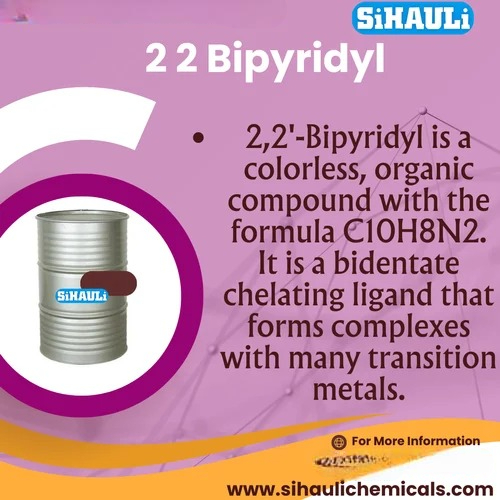 2 2 Bipyridyl Manufacturers, Suppliers, Exporters From Vasai Mumbai India