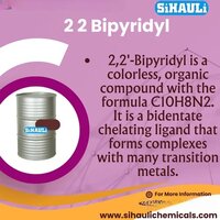 2,2-bipyridine Manufacturers, Suppliers, Exporters - C10h8n2 Chemical Formula, 99% Purity, Colorless Solid, Industrial Grade, Global Supply