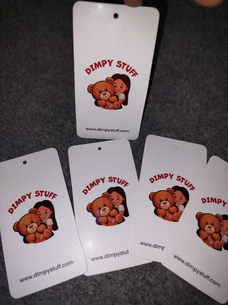 printed hand tag