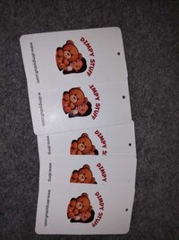 printed hand tag
