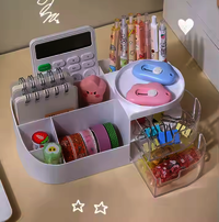 Plastic Cosmetic Organizer Desktop Makeup Storage Box