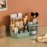 Plastic Cosmetic Organizer Desktop Makeup Storage Box
