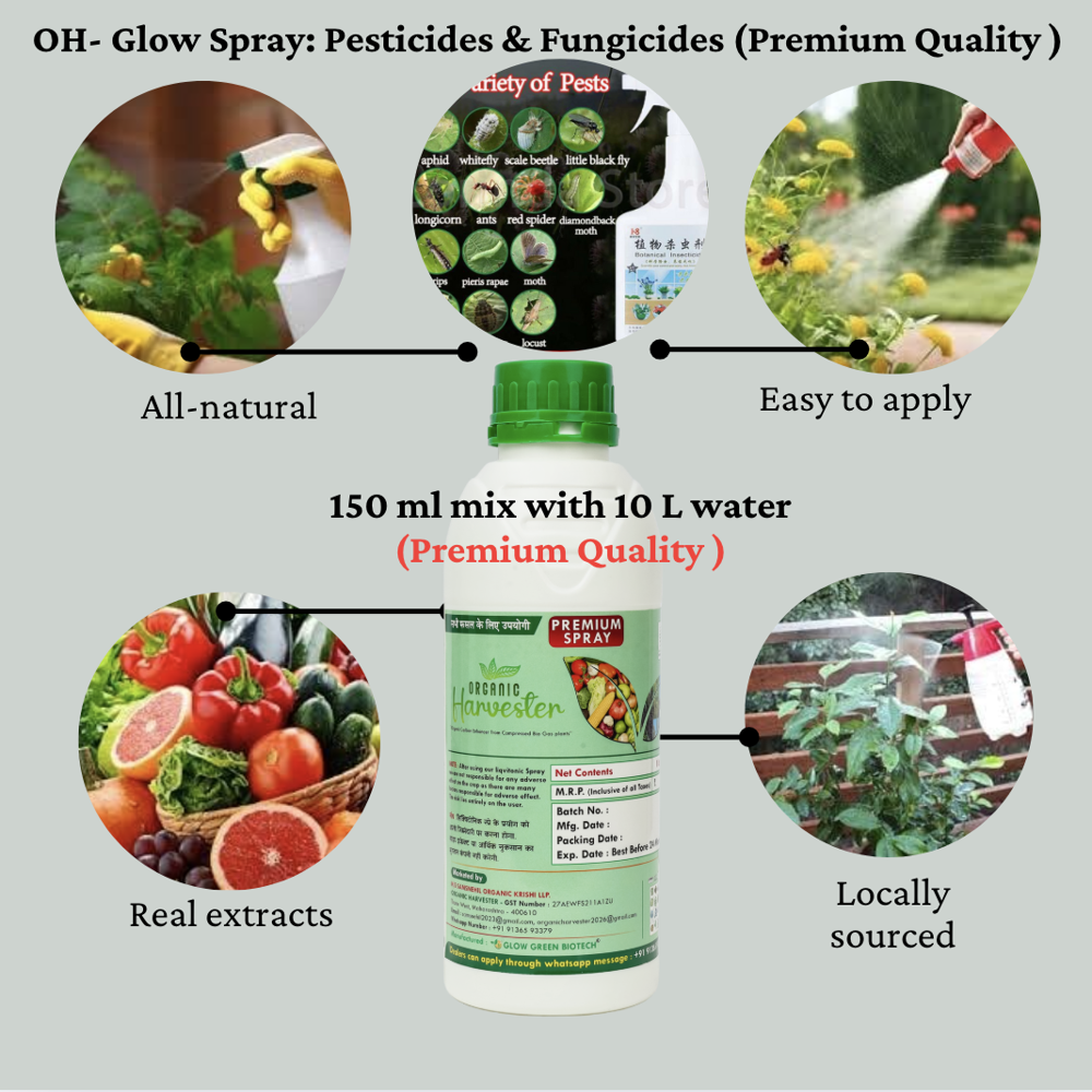 Organic Spray-pest & fungal with nutrients ( 900 ML Bottle )